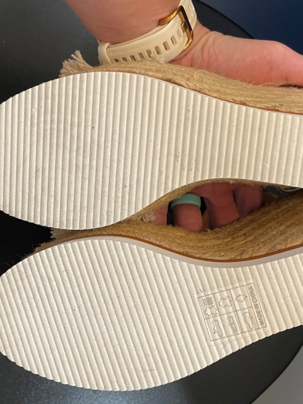 See by Chloé Glyn Espadrille Platform Wedges | Size 6 | Excellent - Picture 6 of 7